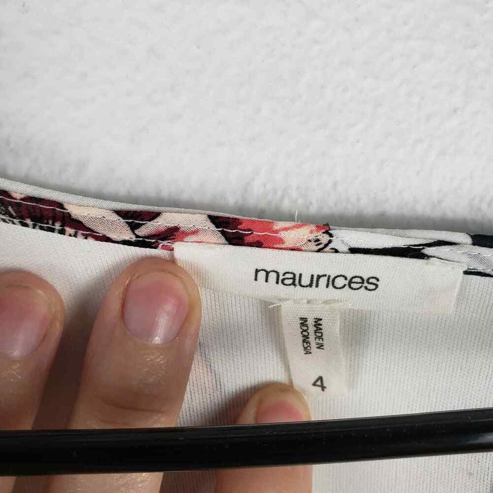 Maurices Women's 4x Wrap Front Flutter Sleeve Sun… - image 3